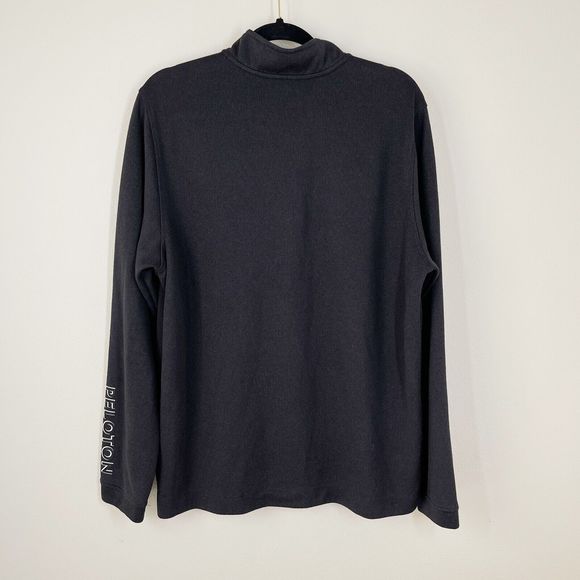Rhone Peloton Commuter 1/4 Zip Mens Size XL Sweater Pullover Black Gray - Picture 8 of 10